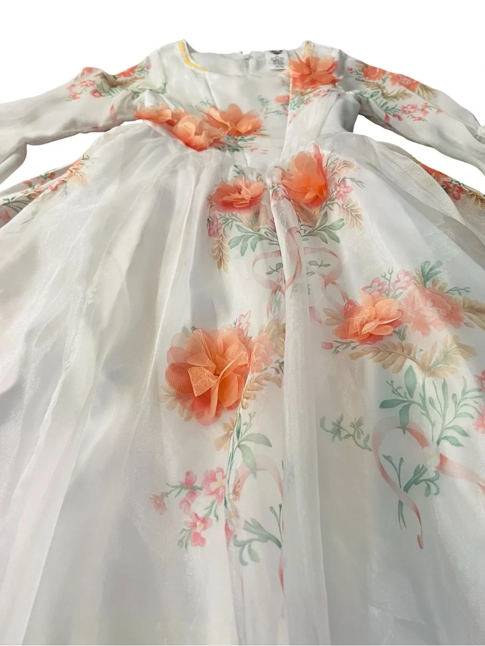 Disney Beautiful Belle White, Live Action Wedding Dress Size 5/6